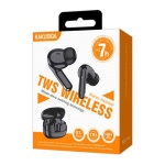 KAKUSIGA earphones με θήκη φόρτισης KSC-1116, True Wireless, 13mm, 40/320mAh, μαύρα - Image 3
