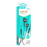 KAKUSIGA earphones με μικρόφωνο KSC-1301, 3.5mm σύνδεση, 14mm, 1.1m, μαύρα - Image 3