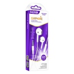 KAKUSIGA earphones με μικρόφωνο KSC-1301, 3.5mm σύνδεση, 14mm, 1.1m, λευκά - Image 3