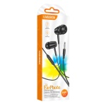 KAKUSIGA earphones με μικρόφωνο KSC-1303, 3.5mm σύνδεση, 10mm, 1.1m, μαύρα - Image 3