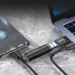KAKUSIGA αντάπτορας USB-C σε USB KSC-1406, 5Gbps, 4A, μαύρος - Image 2