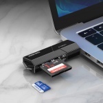 KAKUSIGA card reader KSC-1411 για SD & micro SD, 480Mbps, USB σύνδεση, μαύρο - Image 2