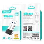 KAKUSIGA αντάπτορας USB-C σε USB KSC-1421, 5Gbps, 18W, γκρι - Image 3