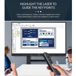 KAKUSIGA τηλεχειριστήριο παρουσιάσεων KSC-1488 με laser & πλήκτρα, 100m, μαύρο - Image 2