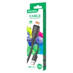 KAKUSIGA καλώδιο Lightning σε USB KSC-805, 2.4A, 480Mbps, 1m, μαύρο - Image 3