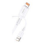 KAKUSIGA καλώδιο Lightning σε USB KSC-805, 2.4A, 480Mbps, 1m, λευκό