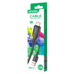 KAKUSIGA καλώδιο micro USB σε USB KSC-805, 2.4A, 480Mbps, 1m, μαύρο - Image 3