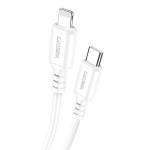 KAKUSIGA καλώδιο Lightning σε USB-C KSC-982, 20W, 480Mbps, 1m, λευκό
