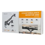 BRATECK βάση γραφείου για 2x οθόνες LDT56-C024, 17-32", έως 9kg - Image 5