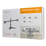 BRATECK βάση γραφείου για 2x οθόνες LDT66-T024, 17-32", έως 9kg - Image 5