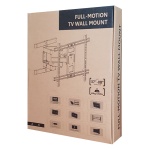 BRATECK επιτοίχια βάση τηλεόρασης LPA61-466, 37-80", έως 60kg, full motion - Image 5