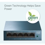 TP-LINK Desktop Switch LS105G, 5-port 10/100/1000Mbps, Ver. 1.0 - Image 3