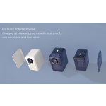 MECOOL smart βιντεοπροβολέας KP2, 1080p FHD, 600 ANSI, Wi-Fi, λευκός - Image 3