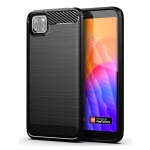 POWERTECH Θήκη Carbon Flex MOB-1523, Huawei Y5p, μαύρη