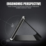 POWERTECH θήκη Clear View MOB-1666 για iPhone 13 mini, μαύρη - Image 2