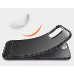 POWERTECH θήκη Carbon MOB-1741 για Samsung A73 5G, μαύρη - Image 2