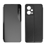 POWERTECH θήκη Smart view MOB-1918 για Xiaomi Note 12 5G/Poco X5, μαύρη