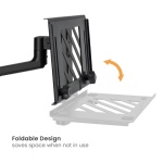 BRATECK βάση laptop NBH-7 για βάση οθονών VESA, έως 17", μαύρη - Image 3