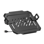 BRATECK βάση & ψύξη laptop NBH-8GL για βάση VESA, RGB, έως 17", μαύρη