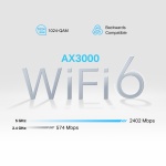 TP-LINK Router NX510V με θύρα τηλεφώνου, 5G, WiFi 6, 3000Mbps, V.1.0 - Image 3