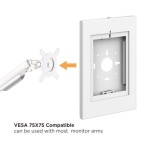 BRATECK επιτοίχια βάση tablet PAD34-01, αντικλεπτική, 9.7-11", λευκή - Image 4