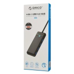 ORICO USB hub PAPW4A-C3, 4x θυρών, 5Gbps, USB-C σύνδεση, μαύρο - Image 3