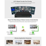 HIMAX PoE switch PS1802G, 8x Ethernet PoE & 2x Ethernet θύρες, έως 1000Mbps - Image 3