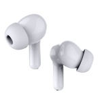 POWERTECH earphones με θήκη φόρτισης Soul, TWS, ANC, 45/400mAh, λευκά - Image 2