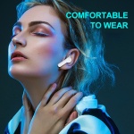POWERTECH earphones με θήκη φόρτισης Soul, TWS, ANC, 45/400mAh, λευκά - Image 3