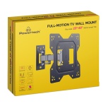 POWERTECH επιτοίχια βάση τηλεόρασης PT-1128, 23-43", έως 30kg, full motion - Image 5