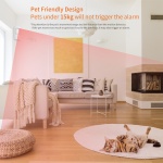 POWERTECH ασύρματος ανιχνευτής κίνησης PT-1134, pet-immune έως 15kg, 433MHz eV1527 - Image 4