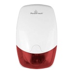 POWERTECH σειρήνα PT-1138, εξωτερικού χώρου, 110dB, κόκκινη