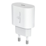 POWERTECH φορτιστής τοίχου PT-1150, USB-C, 12W, λευκός