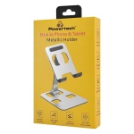 POWERTECH μεταλλική βάση smartphone/tablet PT-1159, 10", foldable, ασημί - Image 4