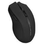 POWERTECH ασύρματο ποντίκι PT-1166, USB δέκτης, 1600DPI, μαύρο - Image 2