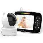 POWERTECH ενδοεπικοινωνία μωρού PT-1187, κάμερα & οθόνη 3.5", 480p, PTZ