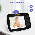 POWERTECH ενδοεπικοινωνία μωρού PT-1187, κάμερα & οθόνη 3.5", 480p, PTZ - Image 4