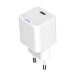 POWERTECH φορτιστής τοίχου PT-1225 με καλώδιο, USB-C, 33W, GaN, λευκός - Image 2