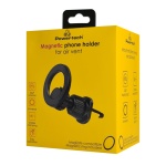 POWERTECH βάση smartphone αυτοκινήτου PT-1240, αεραγωγού, μαγνητική, μαύρη - Image 5