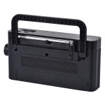 POWERTECH φορητό ραδιόφωνο PT-1244 με πτυσσόμενη κεραία, μαύρο - Image 2