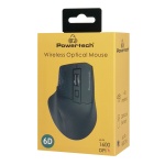 POWERTECH ασύρματο ποντίκι PT-1272, USB δέκτης, 1600DPI, μαύρο - Image 3