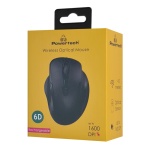POWERTECH ασύρματο ποντίκι PT-1288, USB δέκτης, έως 1600DPI, 400mAh, μαύρο - Image 5