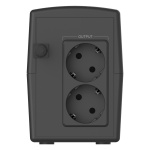 POWERTECH UPS Line Interactive PT-1296 με οθόνη, 1100VA, 660W, 2x Schuko - Image 2