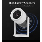 POWERTECH smart βιντεοπροβολέας PT-1305, 1080p, WiFi, Android, 170 ANSI lumens, λευκός - Image 3