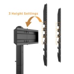 POWERTECH επιτραπέζια βάση τηλεόρασης PT-1328, 37-70", έως 40kg - Image 4