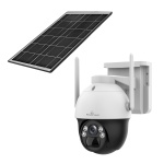 POWERTECH smart ηλιακή κάμερα PT-1336, 4MP, 4G, PTZ, SD, IP66