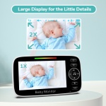 POWERTECH ενδοεπικοινωνία μωρού PT-1344 με κάμερα & οθόνη 4.3", 480p, PTZ - Image 4
