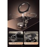 POWERTECH βάση smartphone αυτοκινήτου PT-1356 για ταμπλό, μαγνητική, μαύρη - Image 4