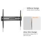 POWERTECH επιτοίχια βάση τηλεόρασης PT-1369, 43-100", έως 75kg, fixed - Image 5