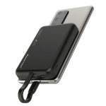 POWERTECH power bank PT-1376 με καλώδιο, 10000mah, magnetic wireless, 20W, μαύρο - Image 2